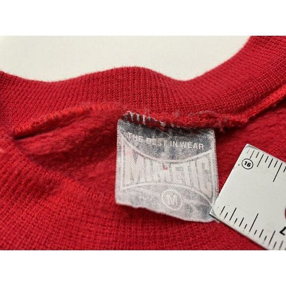 VINTAGE Snow High Competition Winter Games Crewneck Sweatshirt Women Medium 90s - Picture 7 of 8